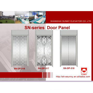 Panel de la puerta del elevador con patrón reticular (SN-DP-316)